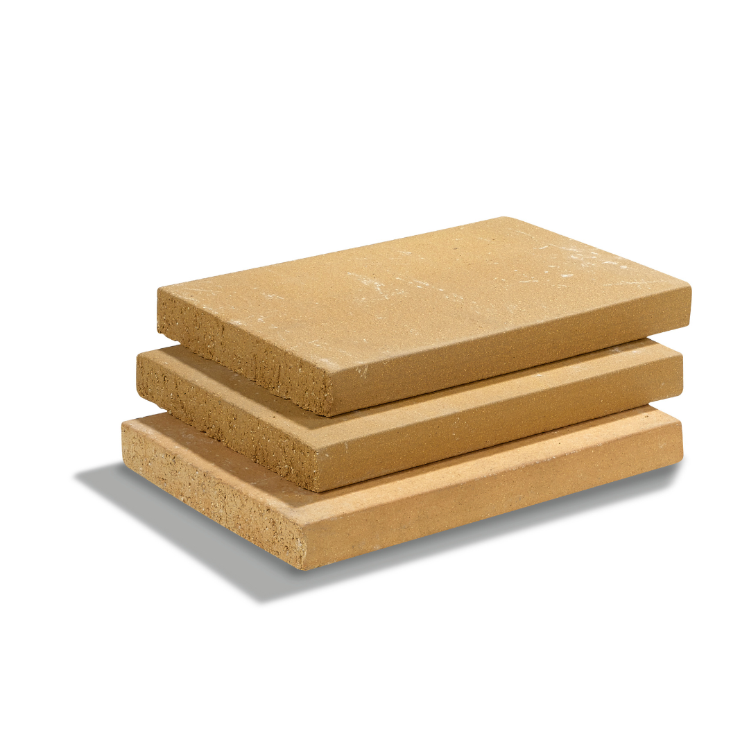 Vuurvaste tegel 310x212x30mm voor pizzaoven en haard