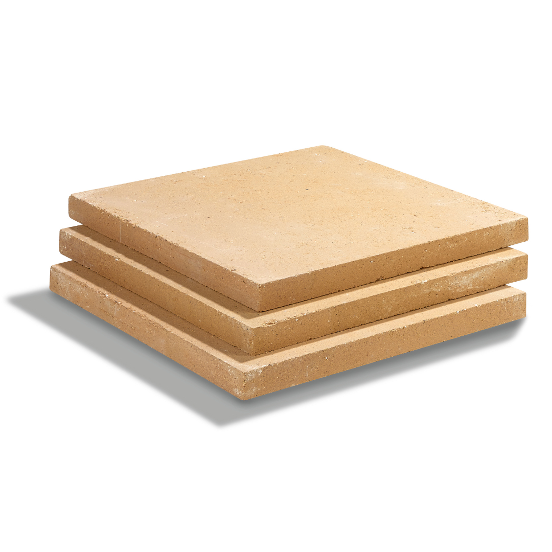 Vuurvaste tegel 400x400x40mm voor ovenvloer en haard